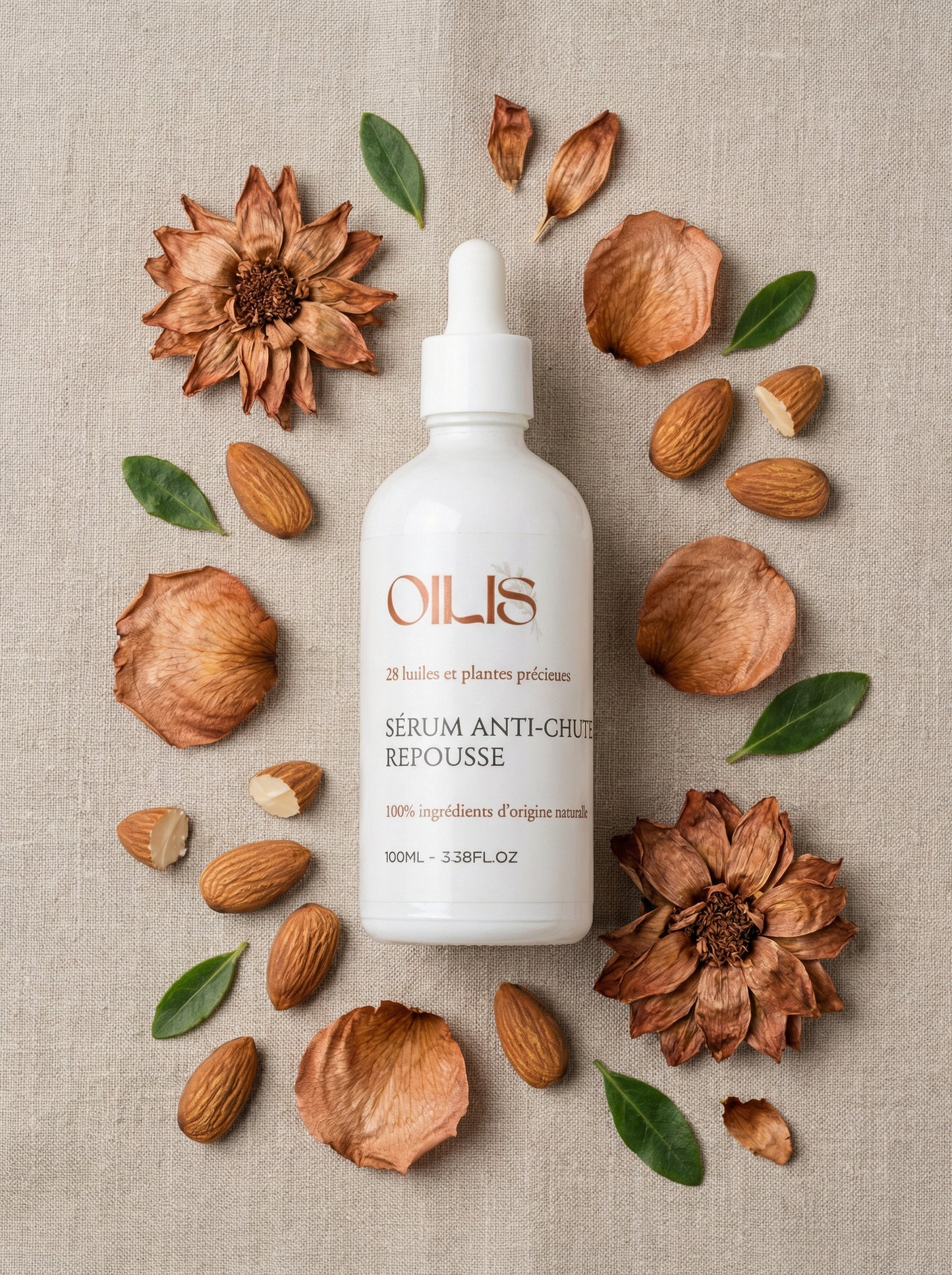 Sérum Anti-Chute & Repousse — Formule 28 Huiles & Plantes